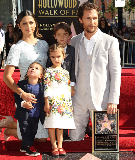 Matthew McConaughey family.
